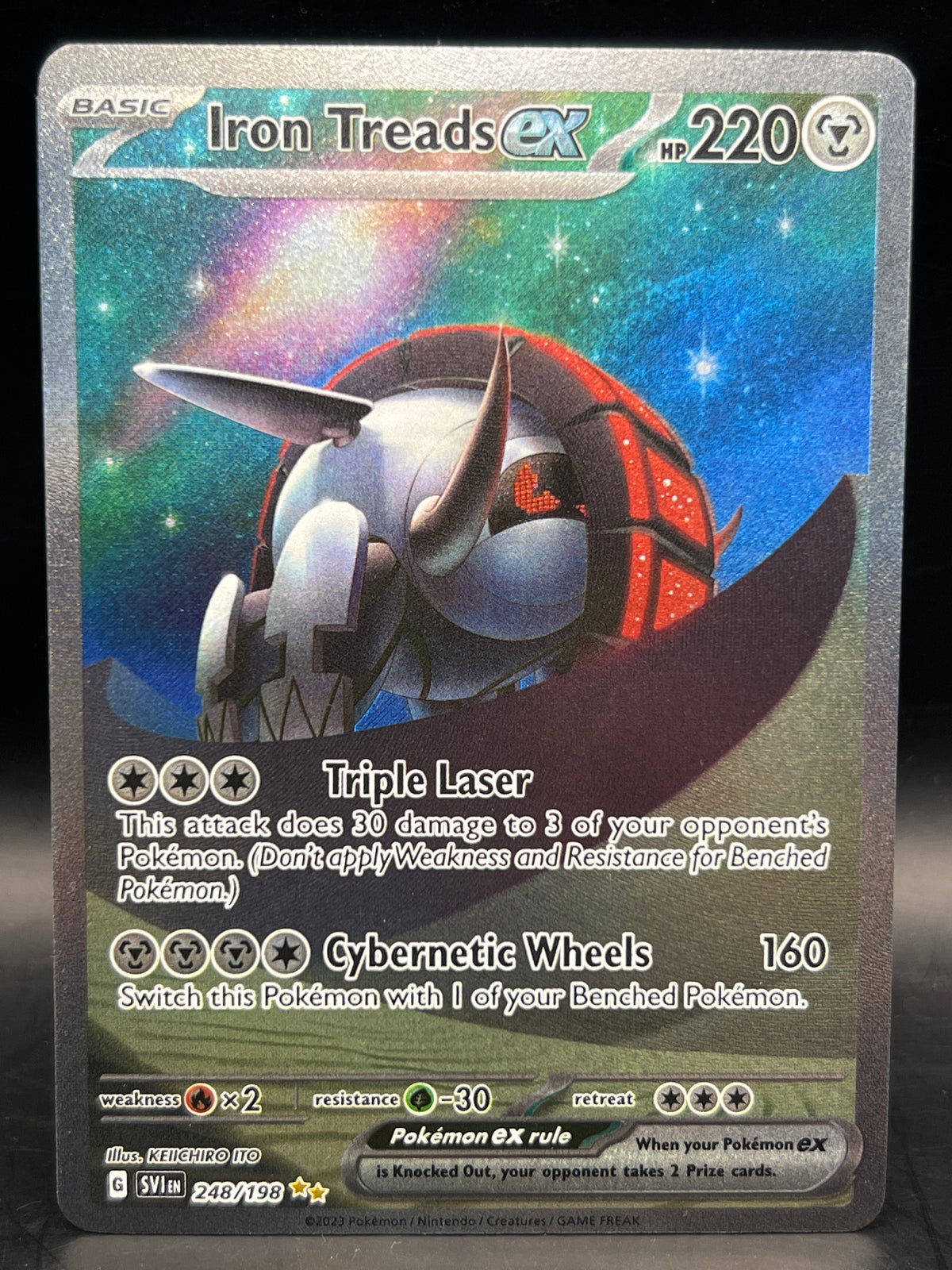 Iron Treads EX 248/198 SIR Scarlet & Violet Base