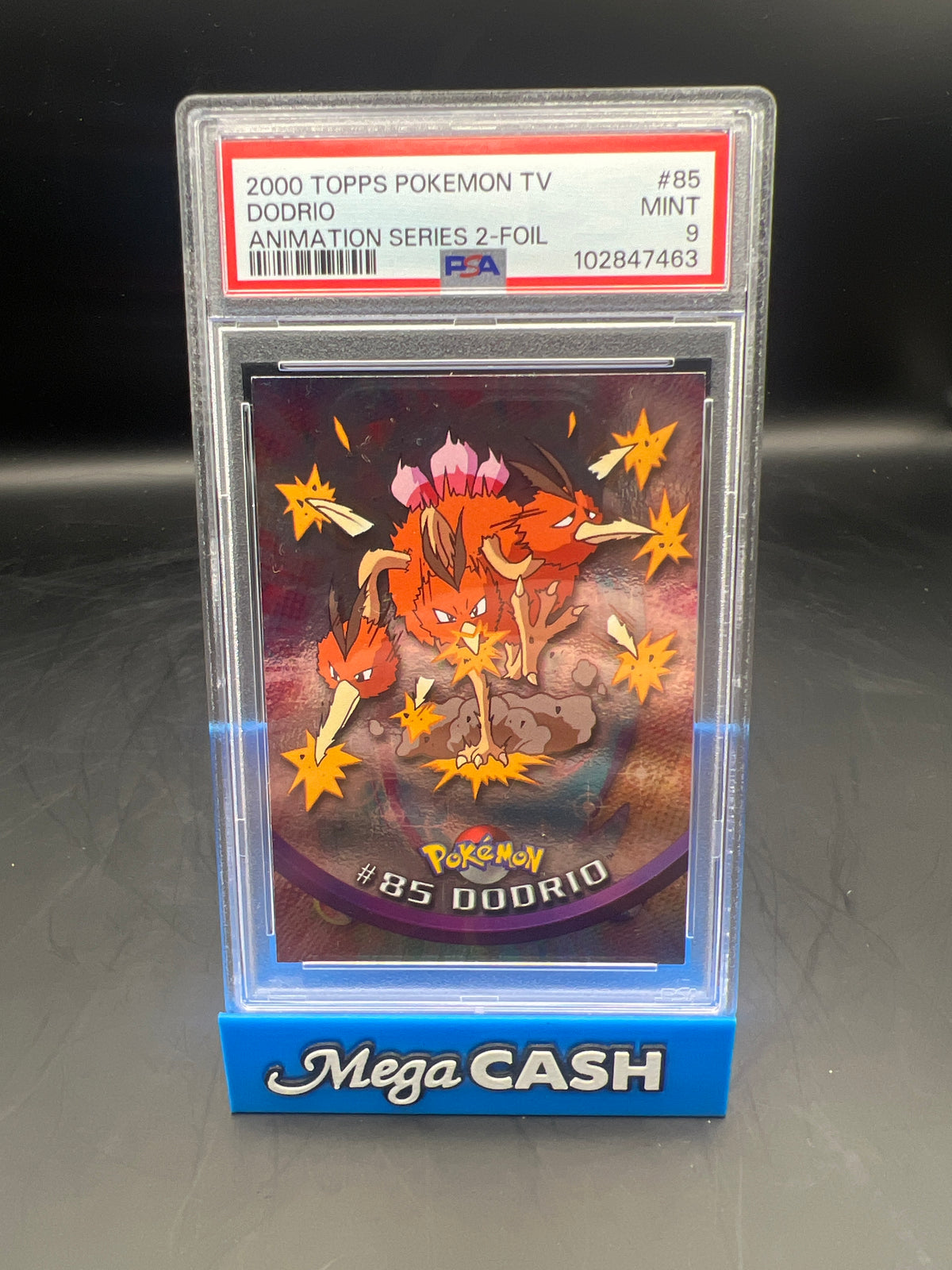 PSA 9 TOPPS DODRIO SERIES 2 FOIL
