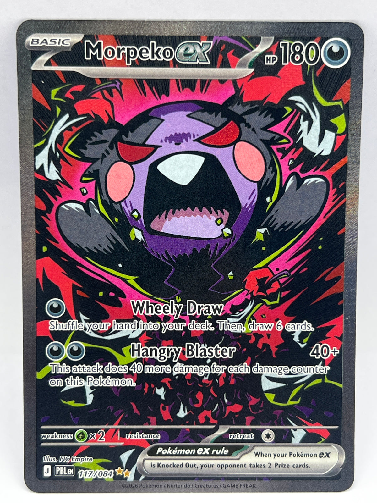 Pokémon - Morpeko Ex 117/084 Pitch Black