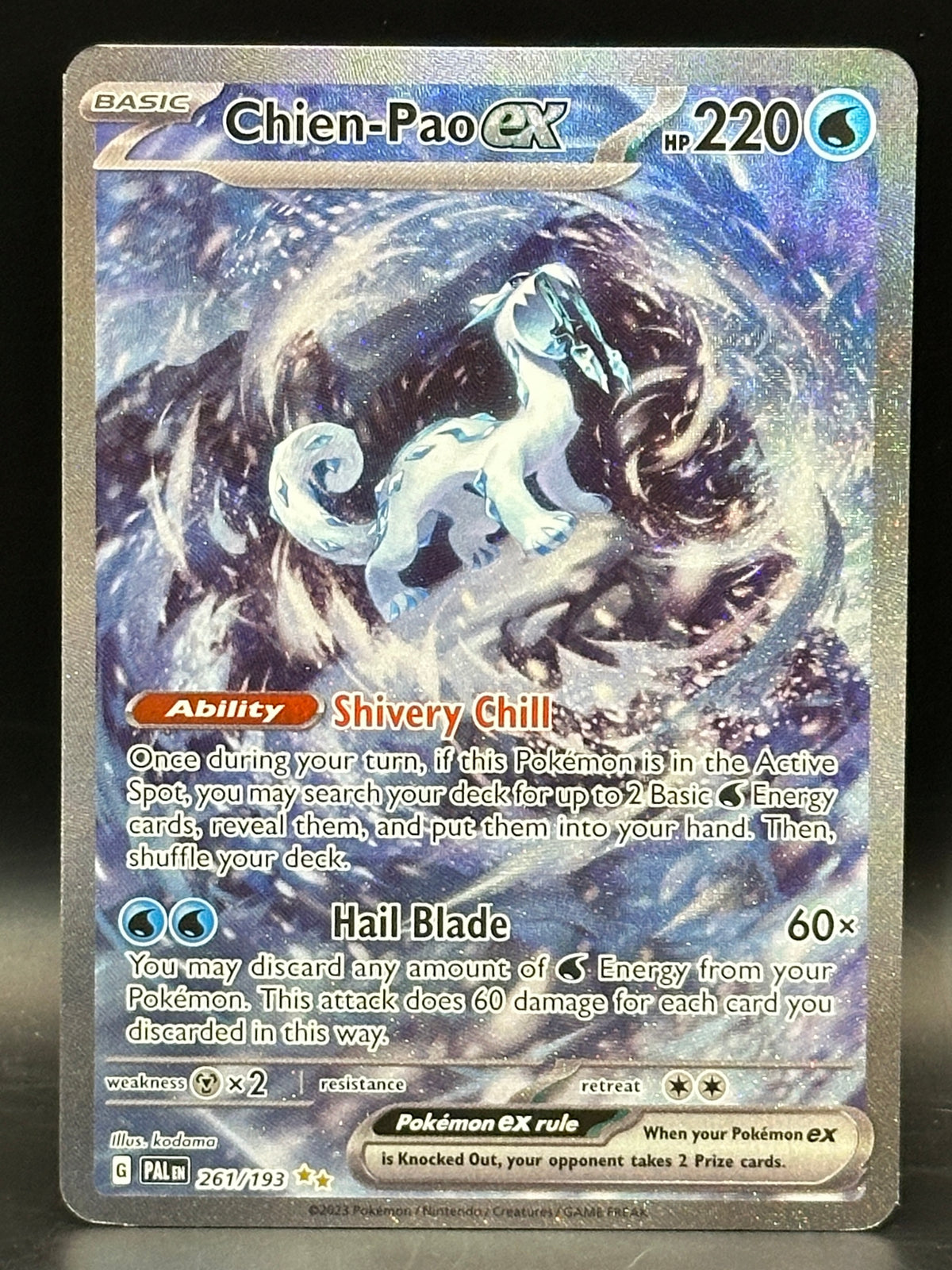 Chien-Pao EX - Paldea Evolved - 261/193