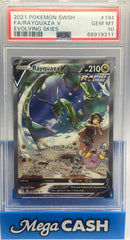 Pokemon PSA 10 Rayquaza V 194/203 Evoving Skies