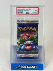 1999 Pokemon Venusaur Base Set Unlimited Booster Pack - PSA 9