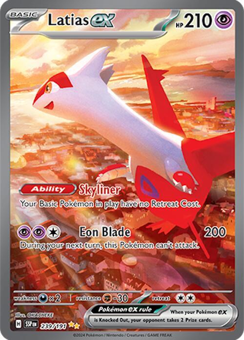 Pokémon 239/191 Latias ex (Special Illustration Rare), Surging Sparks