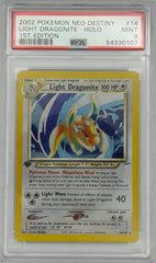 Pokemon PSA 9 1st Light Dragonite 14/105 Holo