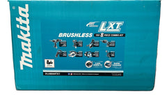 Makita 18V Brushless 8 Piece Combo Kit - DLX8044TX1 - New