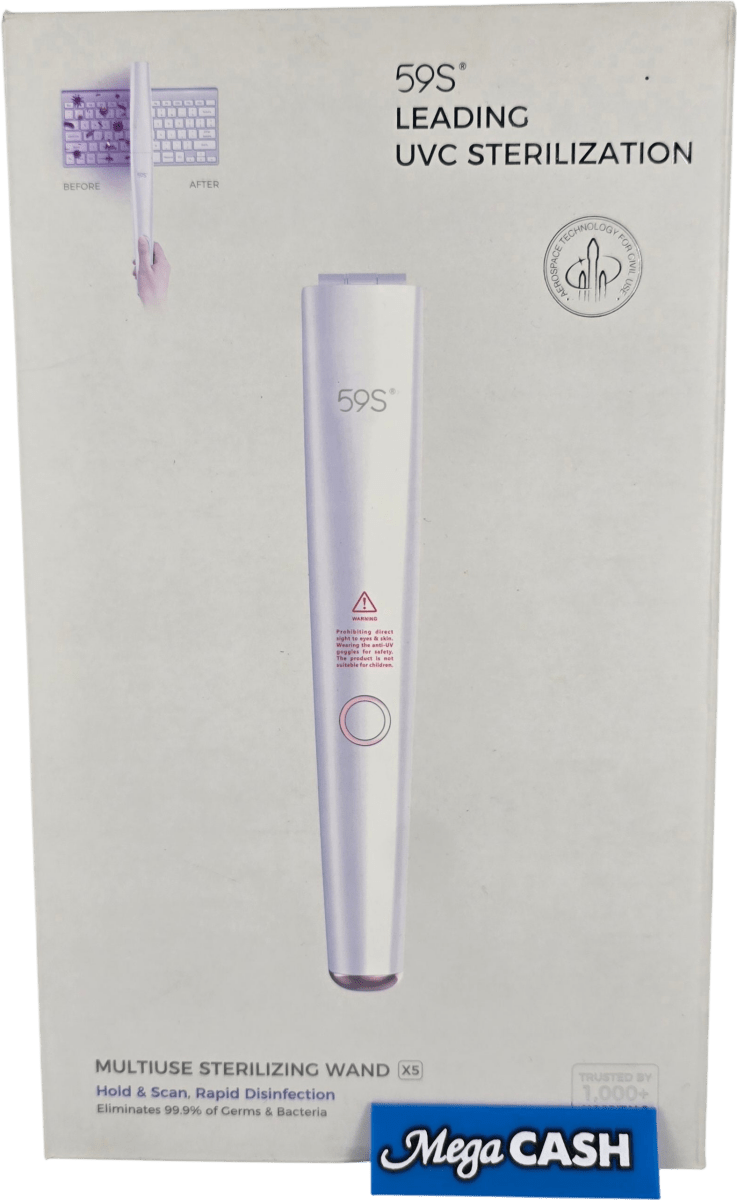 59S Leading UVC Sterilisation Wand. Rechargeable. Sealed - Mega Cash Sydney