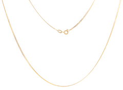 9ct Yellow Gold Classic Fine Link Chain Necklace