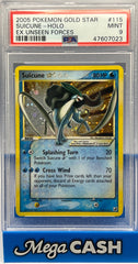 Pokémon - PSA 9 Suicune Holo Gold Star 115/115 Unseen Forces