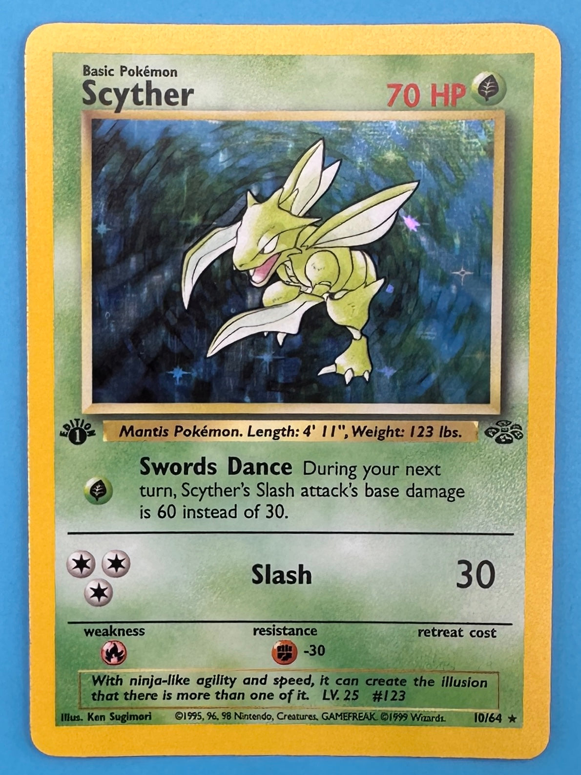 Scyther 1st Edition Holo - Jungle NM