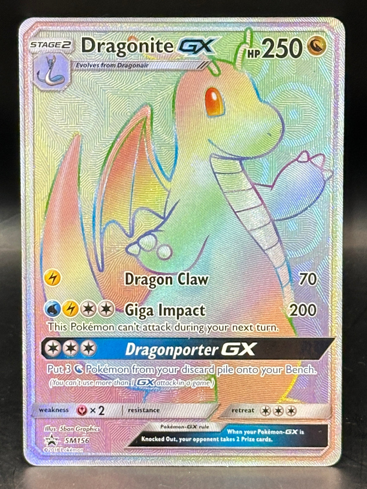 Dragonite GX - Black Star Promo - SM156