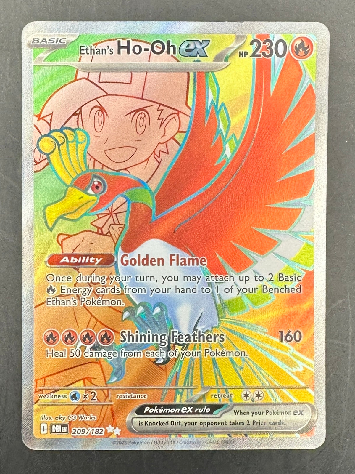 Ethan’s Ho-Oh EX F/A - Destined Rivals