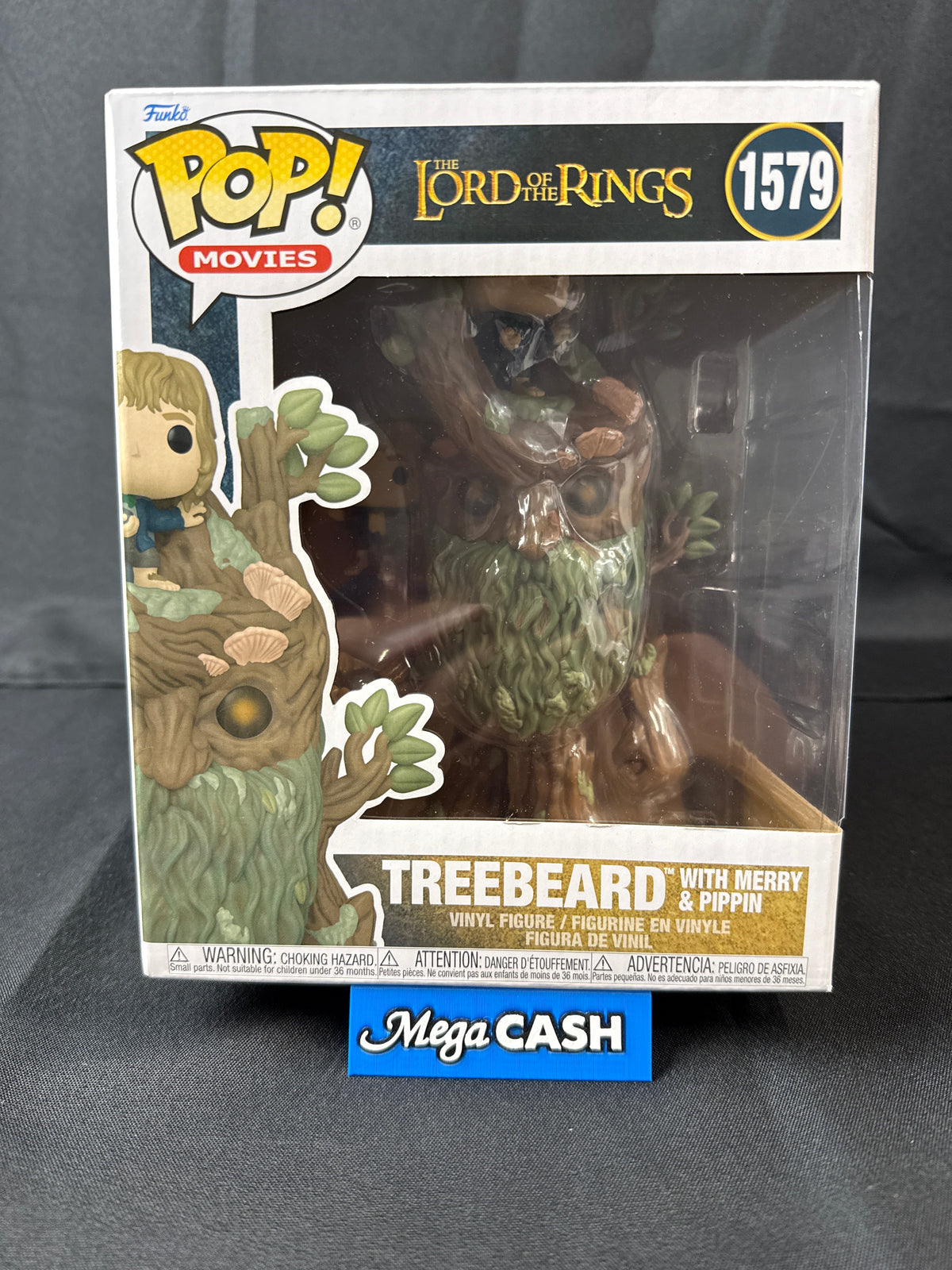 Funko Pop Vinyl - The Lord of the Rings - Treebeard with Merry & Pippin # 1579