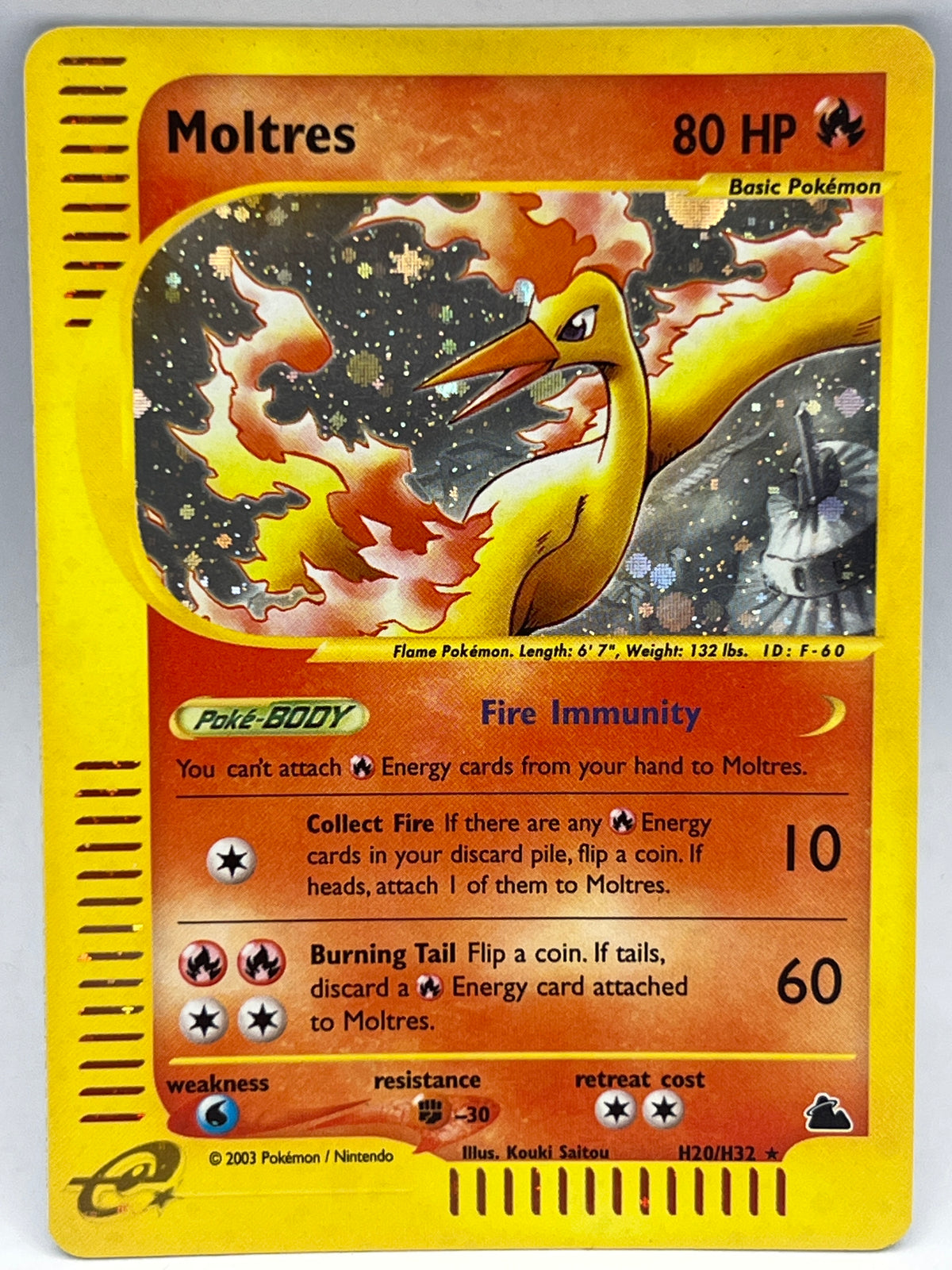 Pokémon - Moltres Holo H20/H32 Skyridge