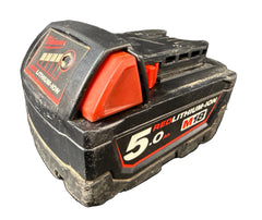 Milwaukee - 18V 5.0Ah Red Lithium-Ion tool battery - M18 B5
