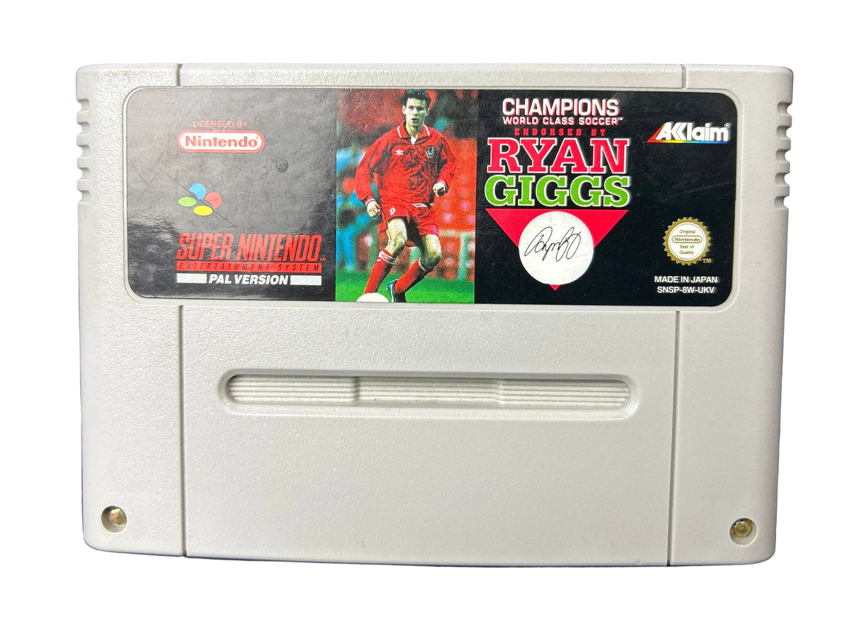 Champions World Class Soccer Ryan Giggs - Super Nintendo (SNES) Game - PAL