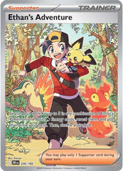 Pokémon 236/182 Ethan's Adventure (Special Illustration Rare), Destined Rivals