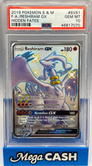 Pokémon - PSA 10 Reshiram GX SV51/SV94 Hidden Fates