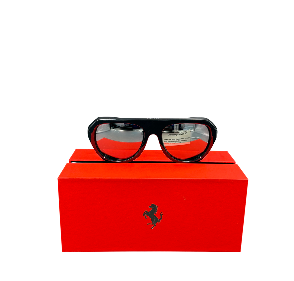 Ferrari Mirrored Polarised Aviator Sunglasses 57-19 - OFH2002QU