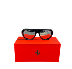 Ferrari Mirrored Polarised Aviator Sunglasses 57-19 - OFH2002QU