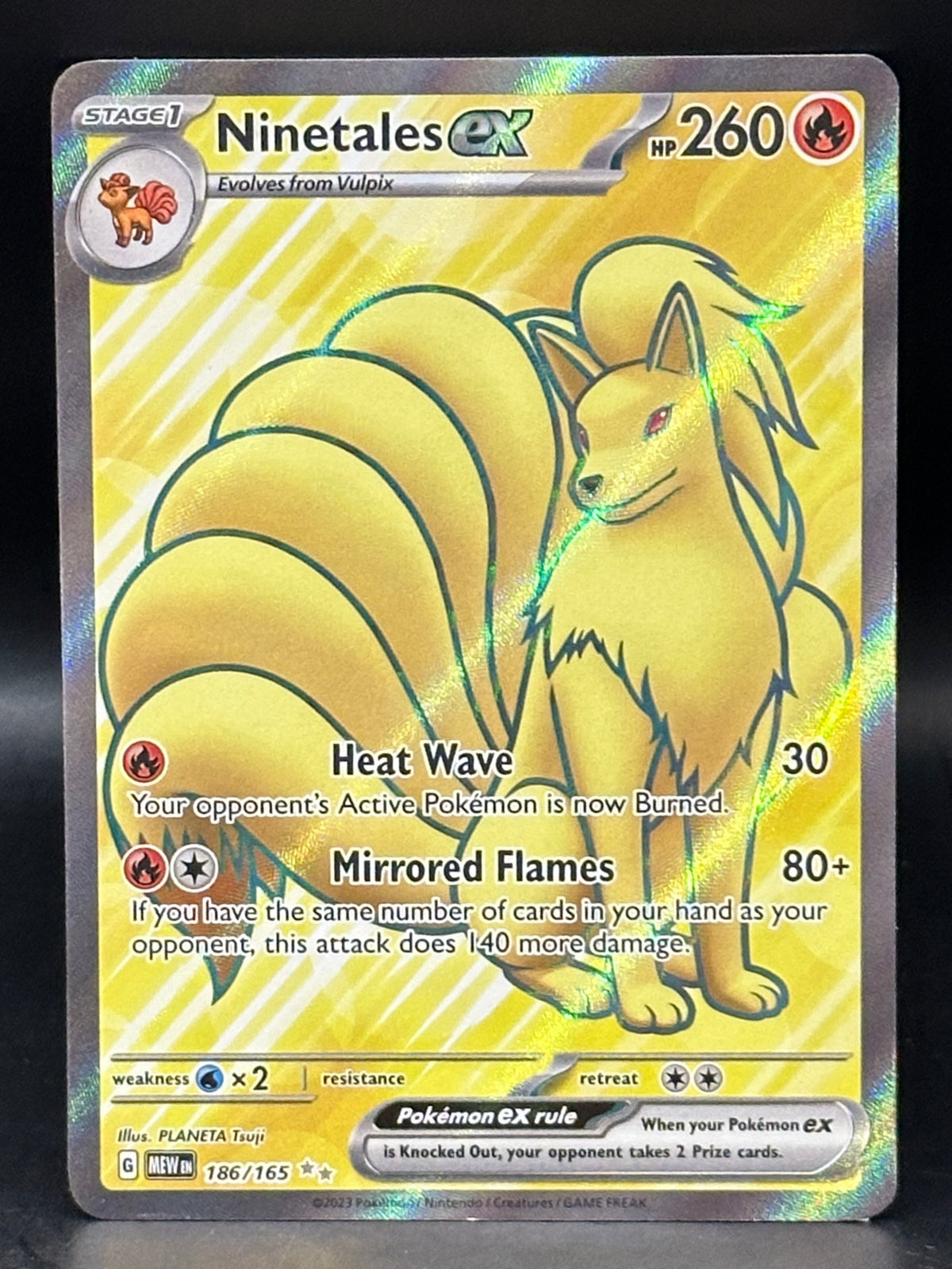 Ninetales EX - 151 - 186/165