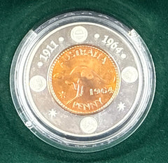 40th Anniversary 1964, of the Last Australian Penny - 2004 $1 Proof Coin