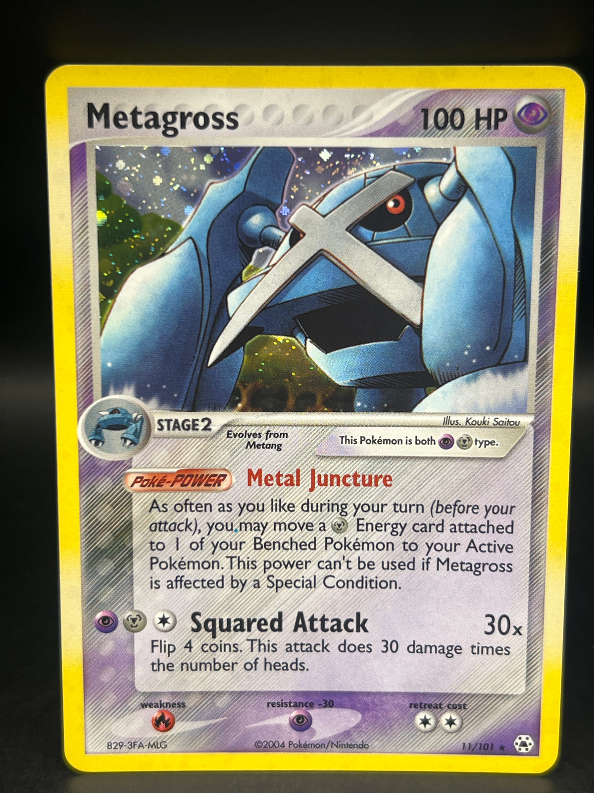 Metagross 11/101 Holo  Ex Hidden Legends