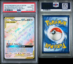 Pokemon - Moltres & Zapdos & Articuno GX 69/68 PSA 10 - Hidden Fates