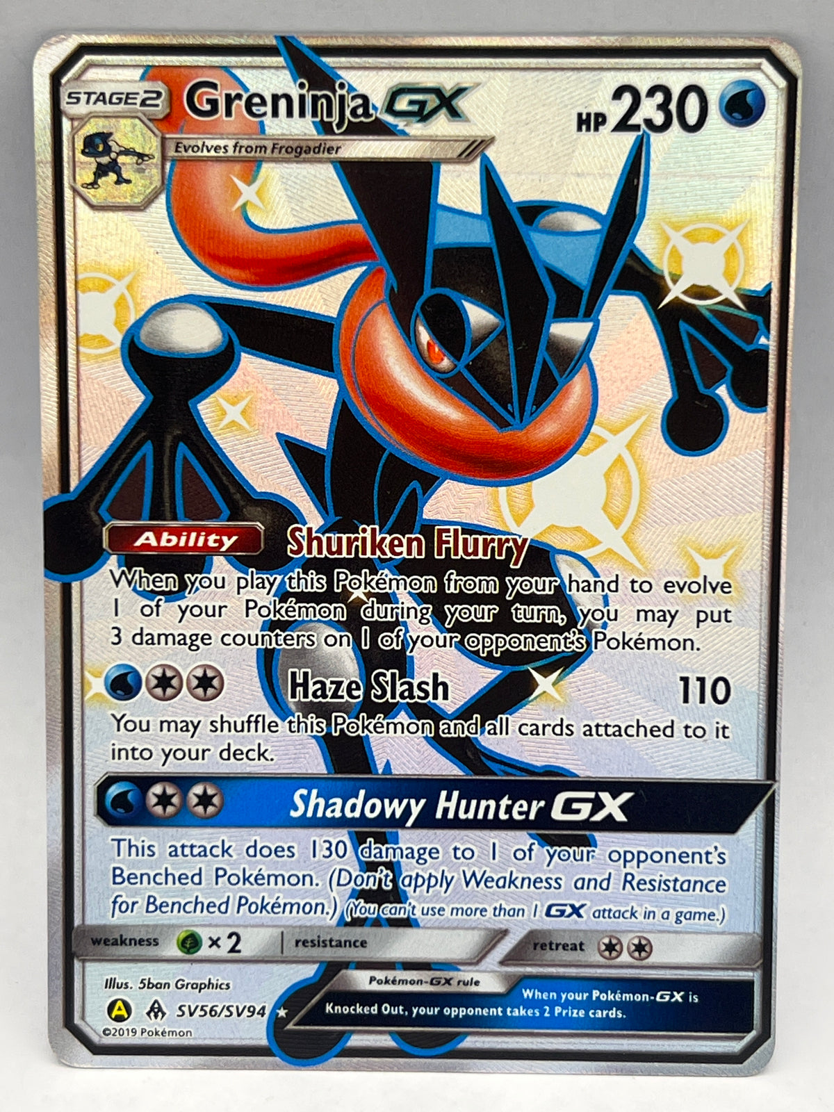 Pokémon - Greninja GX SV56/SV94 Hidden Fates