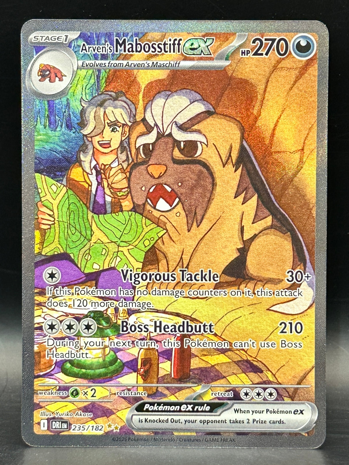 Arven’s Mabosstiff EX - Destined Rivals - 235/182