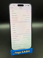 Apple iPhone 16 Pro Max 256GB - Unlocked MYWV3X/A