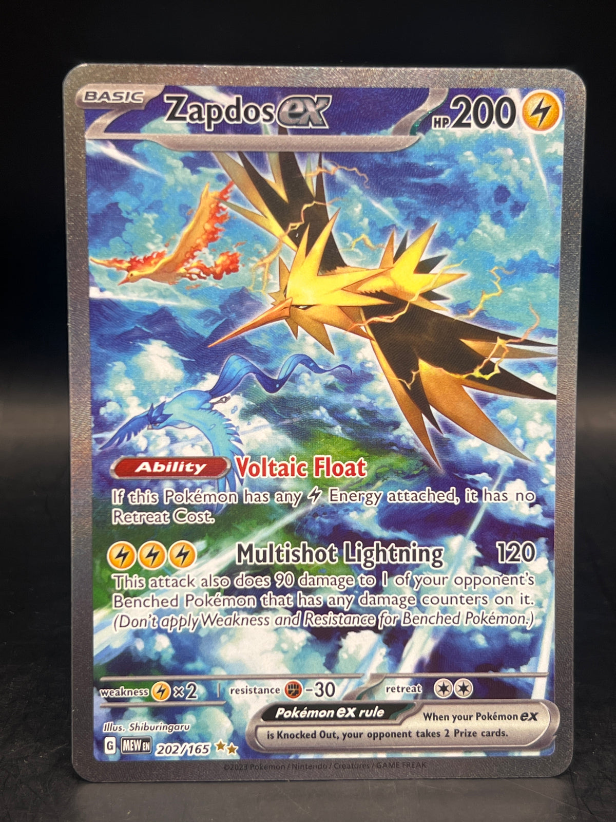 Zapdos Ex 202/165 151