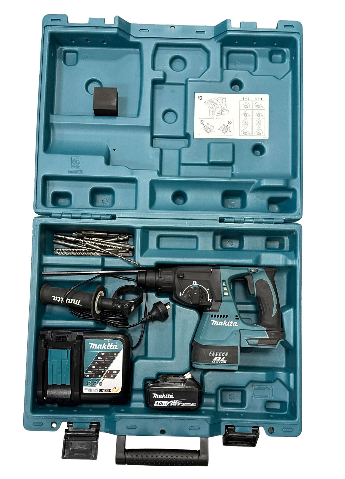 MAKITA - 18V Mobile Brushless 24mm SDS Plus Rotary Hammer Drill - DHR242