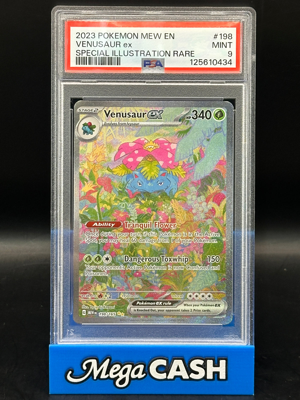 PSA 9 Venusaur EX - 151 - 198/165