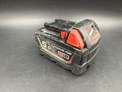 Milwaukee - 18V 5.0Ah Red Lithium-Ion - Tool Battery - M18B5