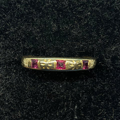 Ladies 18ct Solid Gold Ring Size 10/Size U/ 22-62