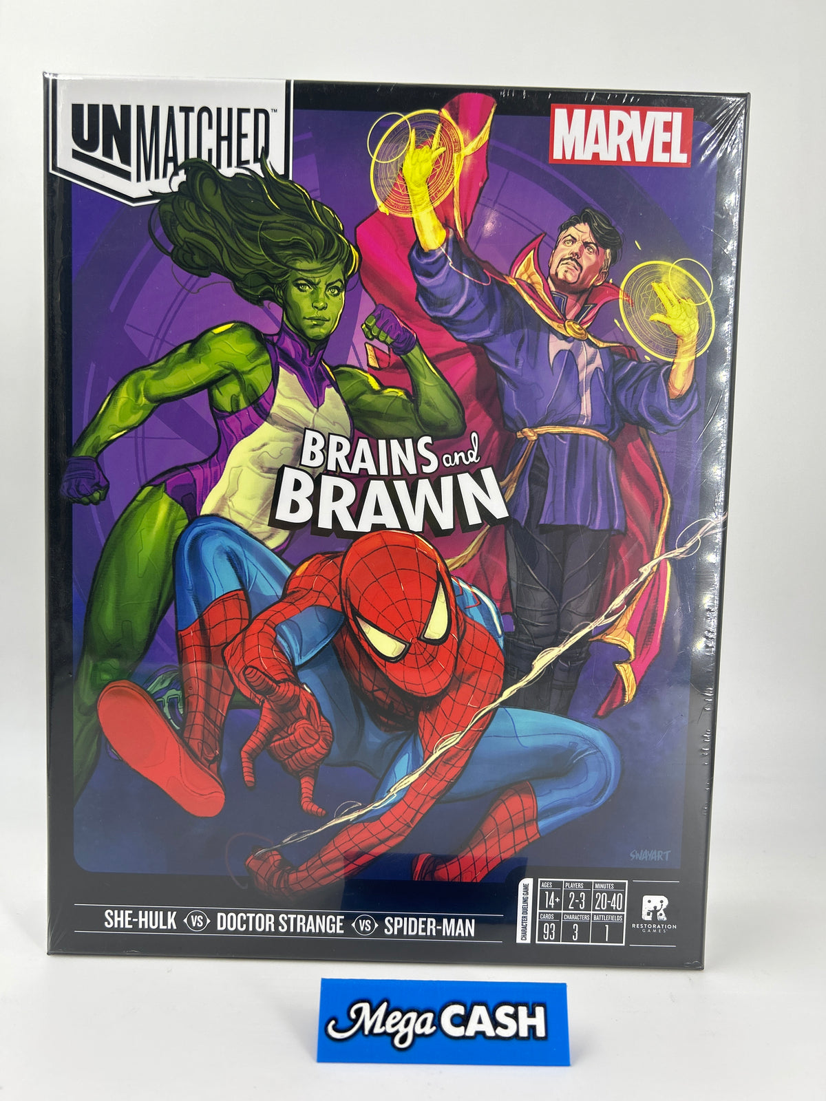 BRAINS AND BRAWL - UNMATCHED - Marvel Board Game