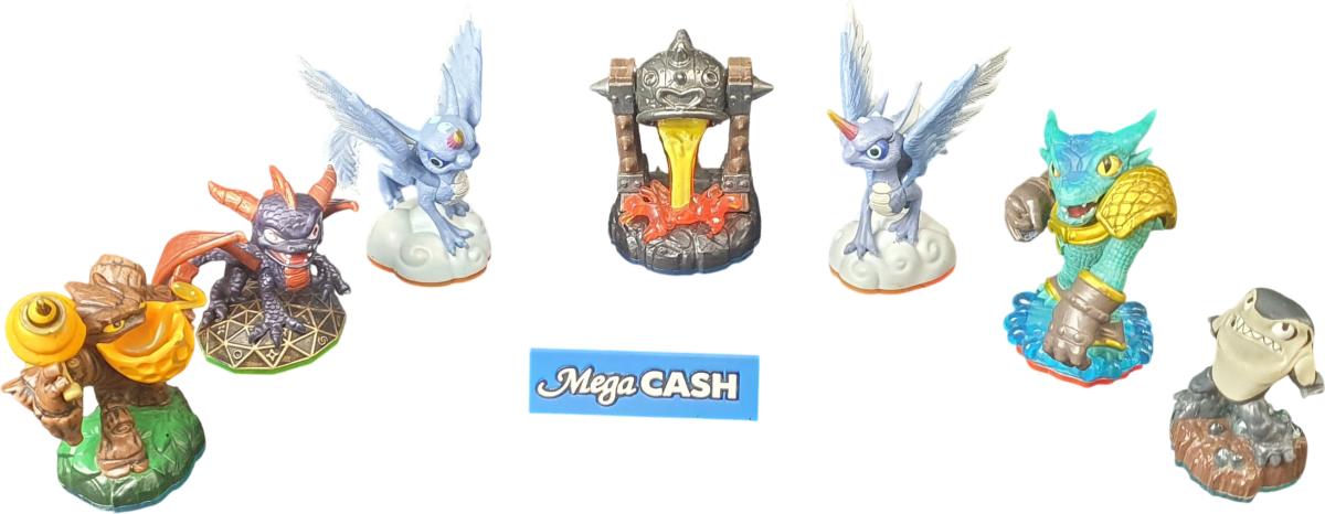 7 x Skylanders Characters - As Pictured - Mega Cash Sydney