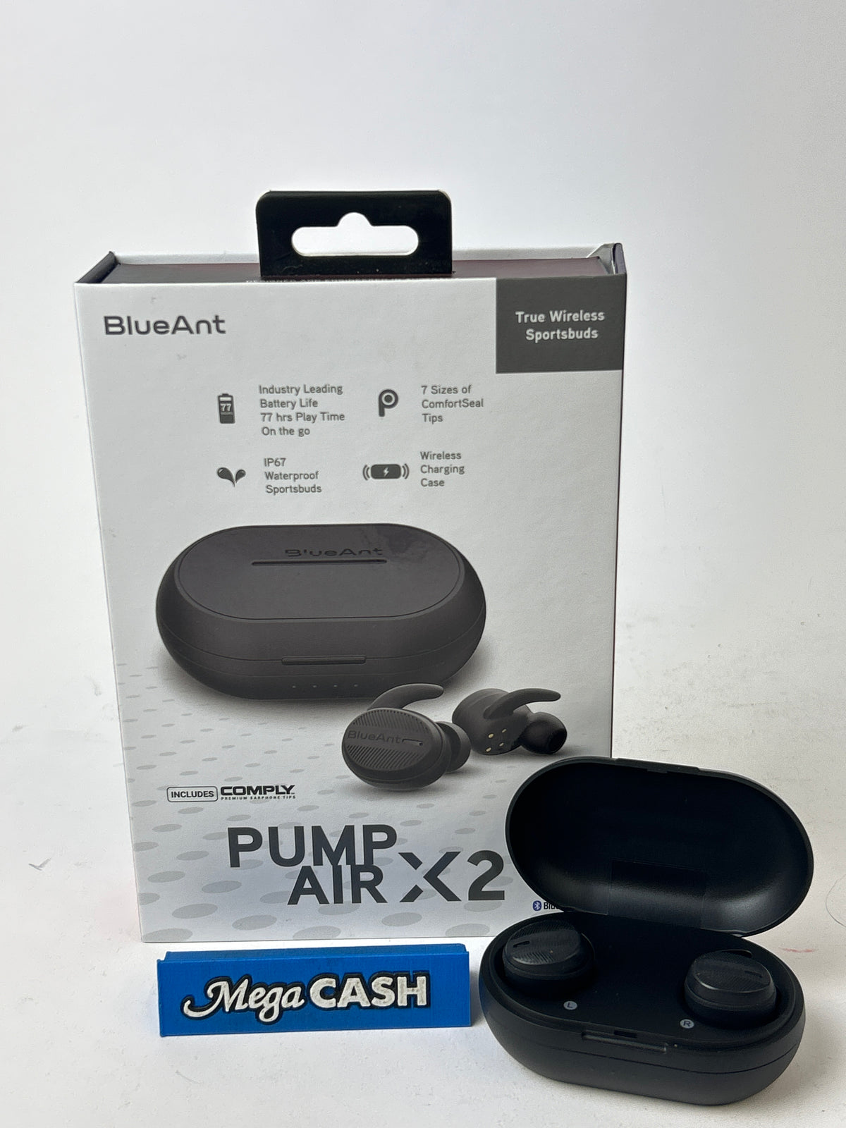 BlueAnt Pump Air X2 Bluetooth Earbuds
