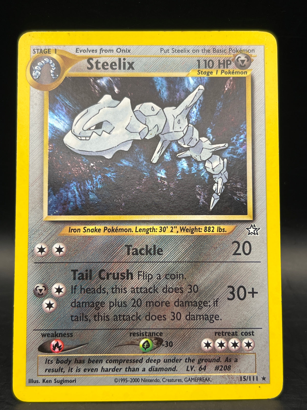 Steelix Holo 15/111 Neo Genesis