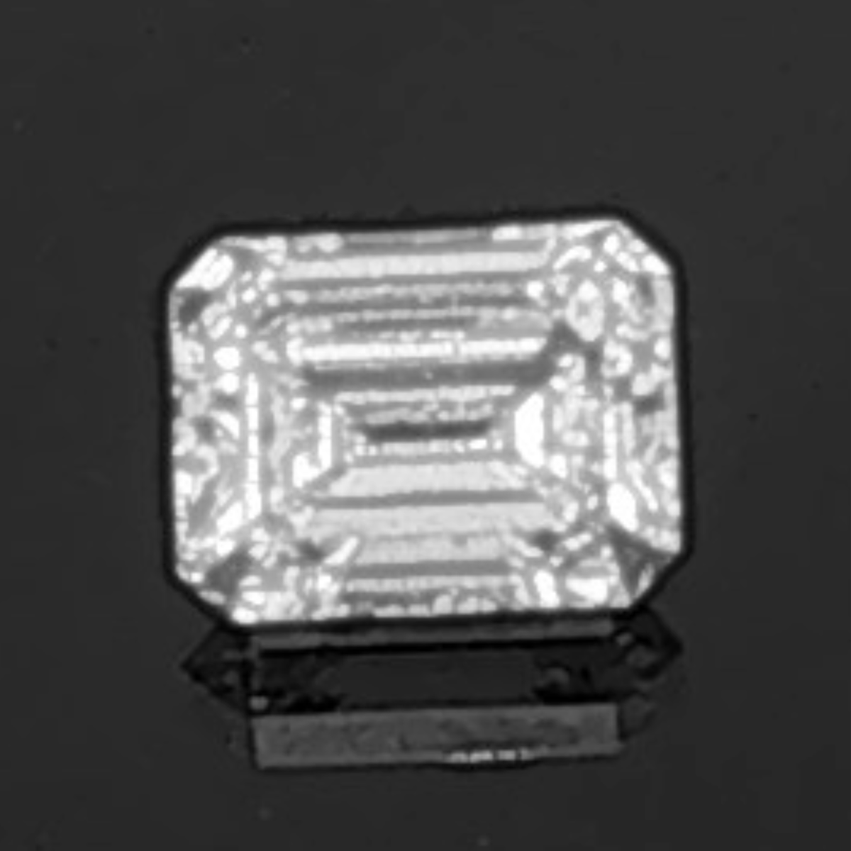 Emerald Cut Loose Diamond with Valuation