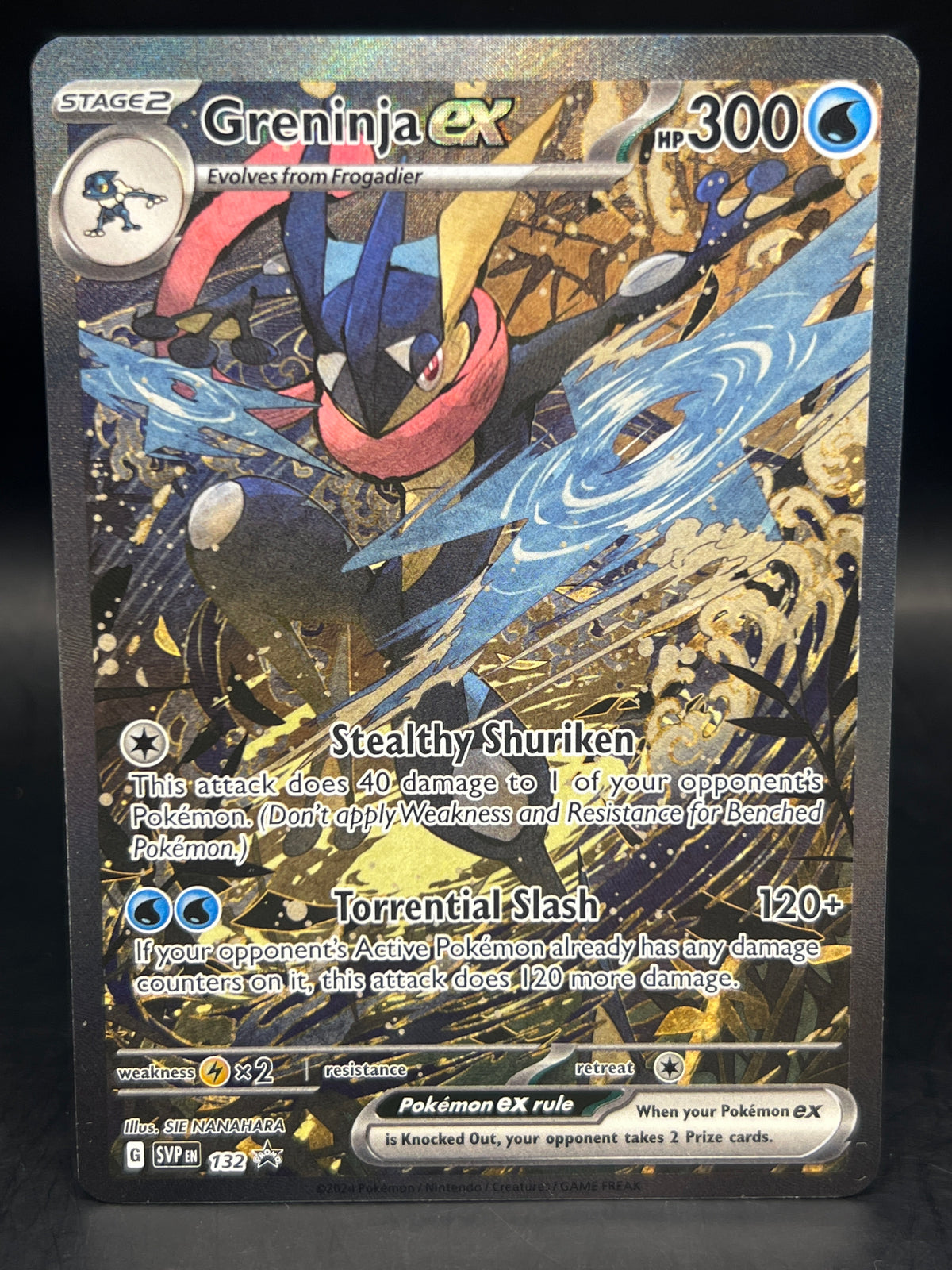 Greninja Ex SVP132 Shrouded Fable