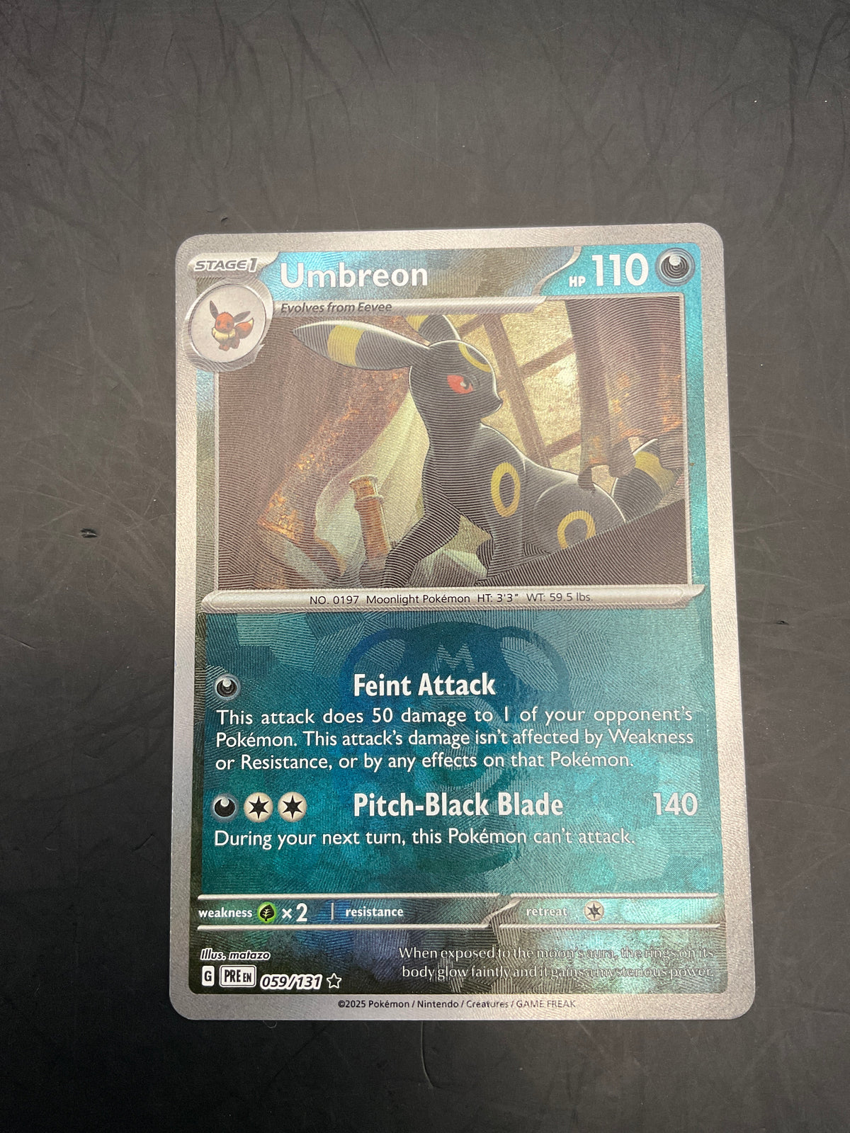 UMBREON MASTERBALL 059/131 PRISMATIC EVOLUTIONS