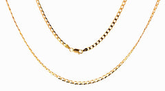 9ct Yellow Gold Curb Chain Necklace