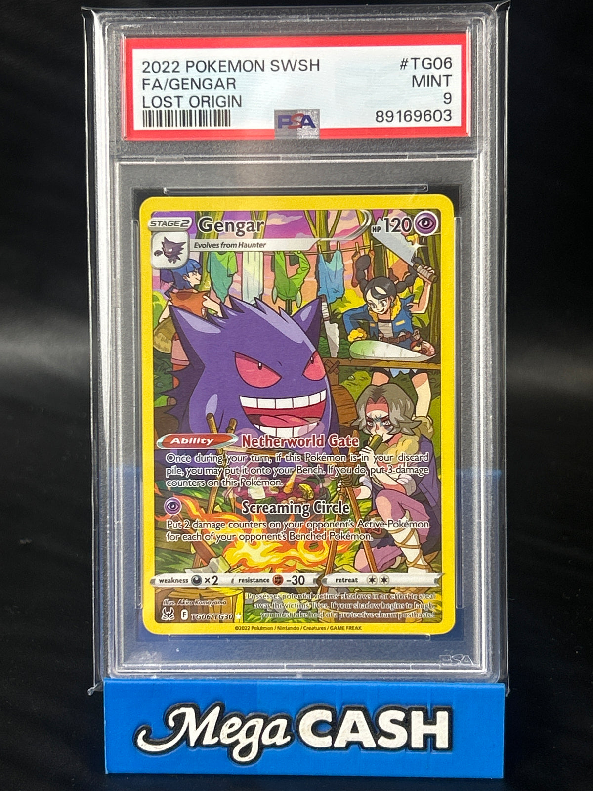 PSA 9 - Gengar FA Lost Origin TG06/TG30