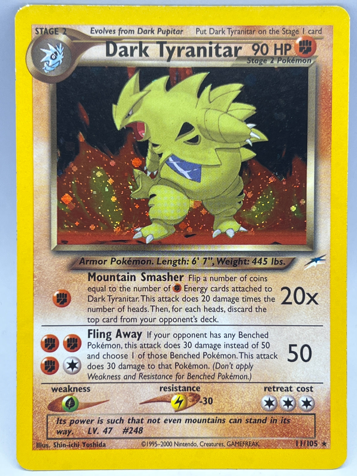 Pokémon - Dark Tyranitar Holo 11/105 Neo Destiny