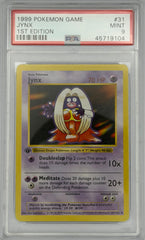 Pokemon PSA 9 Jynx 31/102 1st Edition