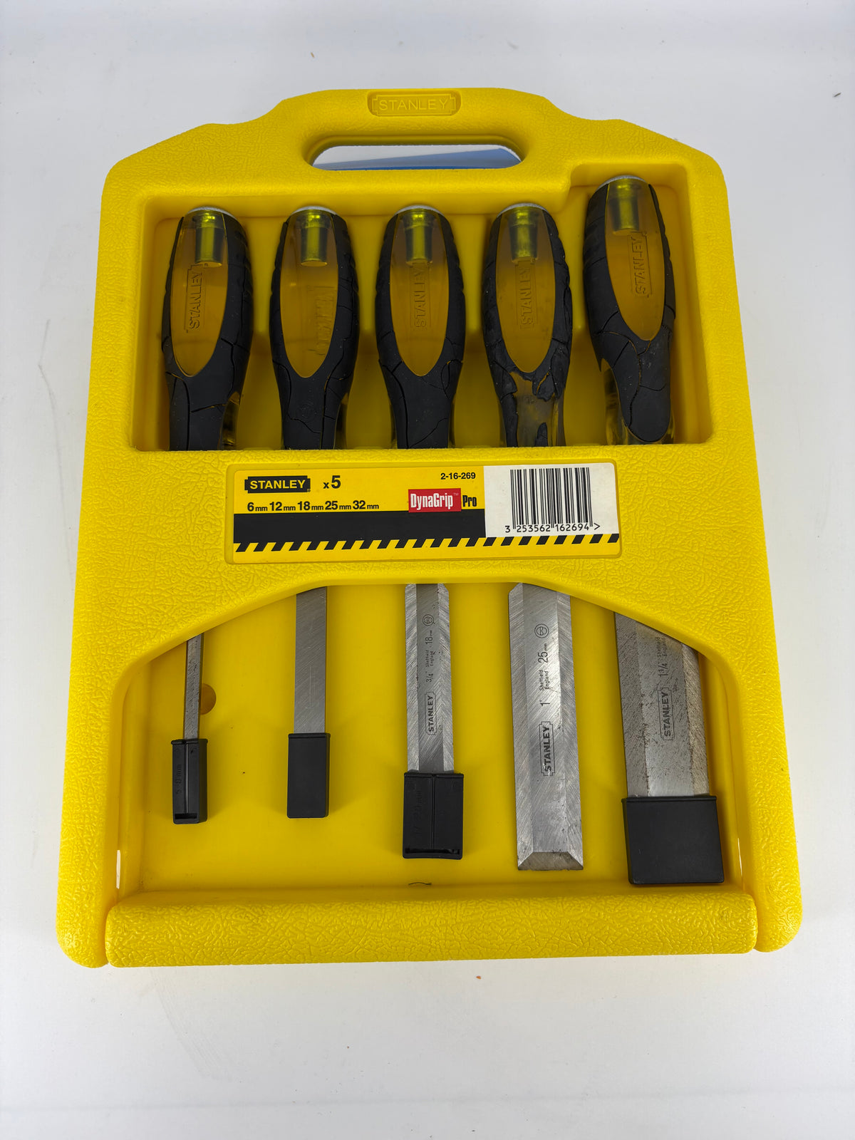 STANLEY 5 PIECE CHISEL SET -