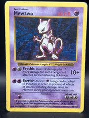 Mewtwo 10/102 Holo Shadowless Base Set