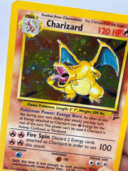 Pokémon - Charizard 4/130 Base Set 2 With Swirl