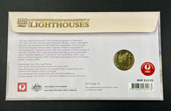 100 Years of Commonwealth Management of Light Houses - North Reef - uncirculated $1 Coin